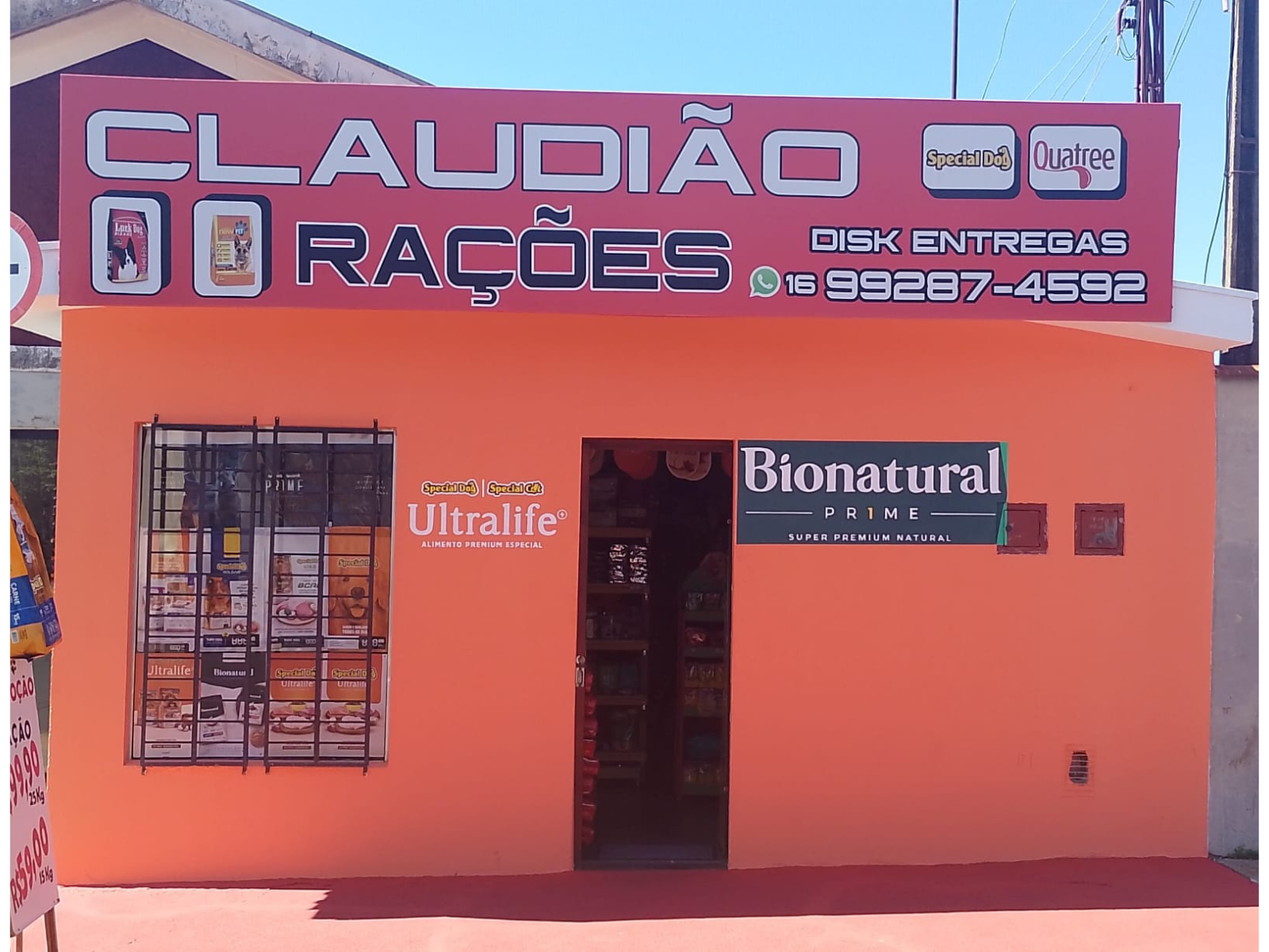 Claudião Rações Nova Fachada