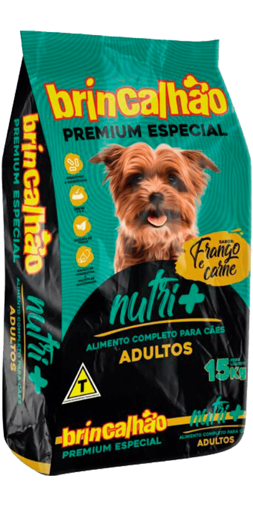 Ração Brincalhão 15kg R$119,90
