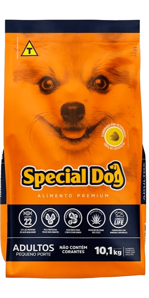 Special Dog
15kg - R$129,90
10,1kg - R$90,00
1kg granel - R$10,00